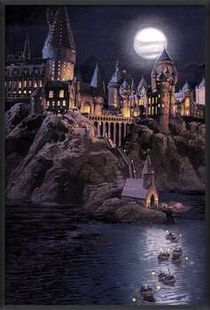 Plakat Harry Potter - Hogwarts full moon