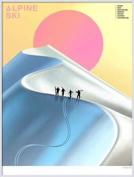 Plakat Alpine Ski