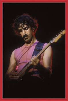 Plakat Portrait of rock musician Frank Zappa, 1982