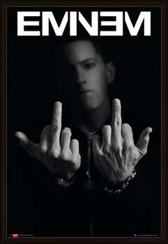 Oprawiony plakat Eminem - Fingers