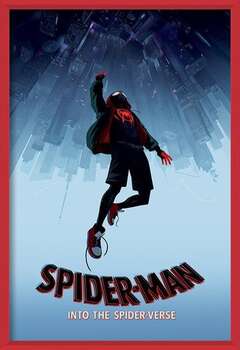 Oprawiony plakat Spider-Man: Uniwersum - Fall