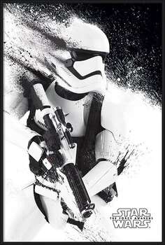 Oprawiony plakat Star Wars Episode VII: The Force Awakens - Stormtrooper Paint
