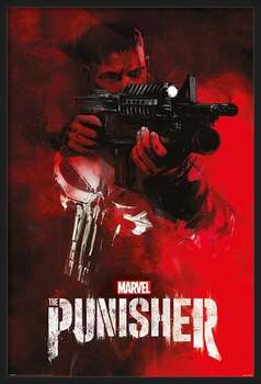 Oprawiony plakat The Punisher - Aim