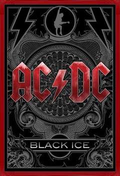 Oprawiony plakat AC/DC - black ice