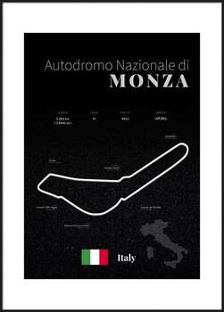 Plakat Monza racetrack